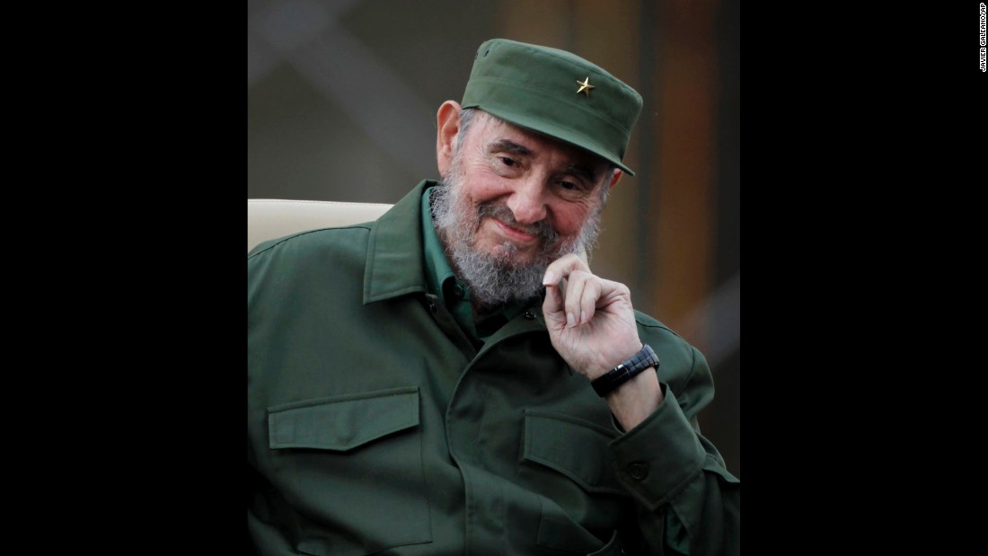 Castro smiles before delivering a speech in Havana in September 2010. He had remained mostly out of sight after falling ill in 2006 but returned to the public light that year.