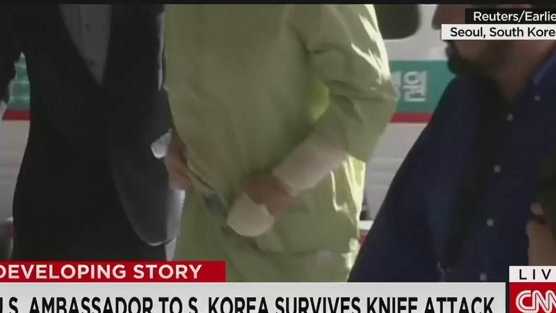 U S Ambassador To South Korea Attacked Cnn Video