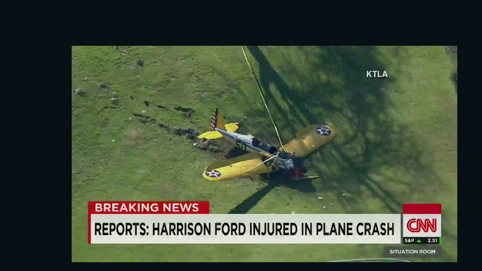 Harrison Ford herido en accidente CNN Video