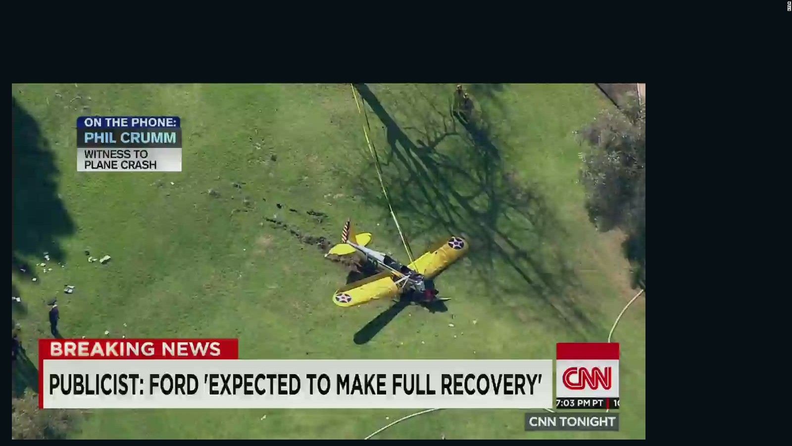 Reports Harrison Ford injured in plane crash CNN Video