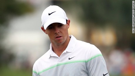 Rory McIlroy struggled to make an impression during the final round of the WGC-Cadillac Championship and ended with a level-par 72.