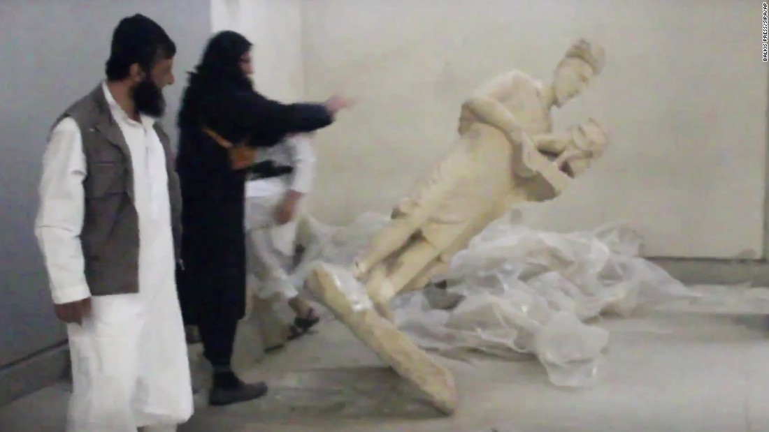 &quot;It&#39;s tragic to see this destruction,&quot; said William Webber, from the UK-based Art Loss Register. &quot;Each time you see this you think it can&#39;t happen again, but it does.&quot; The Mosul museum held 173 original pieces of antiquity and was being readied for reopening when ISIS invaded Mosul in June.