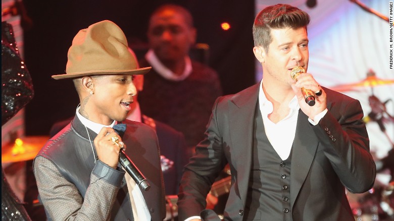 Image result for 'Blurred Lines' suit against Robin Thicke, Pharrell ends in $5 million judgment