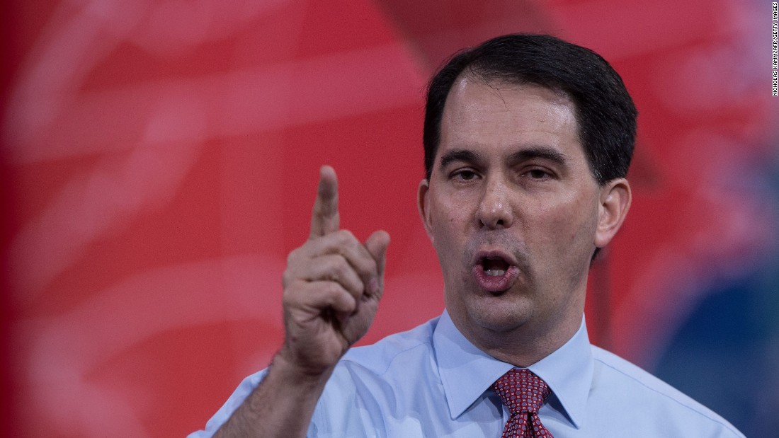 Walker speaks at the annual Conservative Political Action Conference at National Harbor, Maryland, outside Washington, D.C. on February 26, 2015.