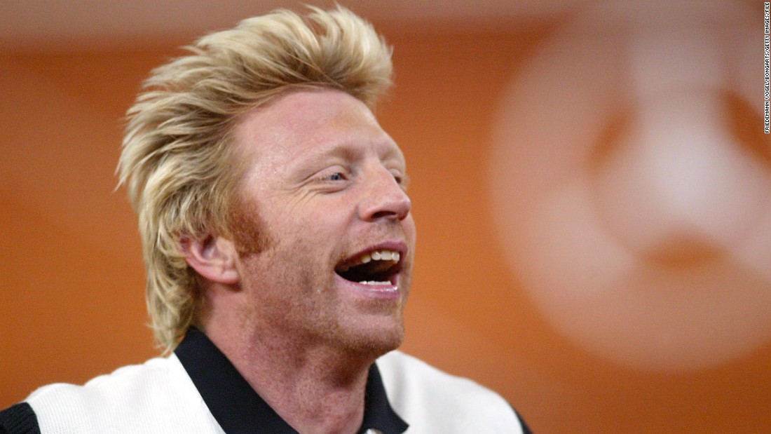 As Becker&#39;s career progressed, so did his hairstyles.