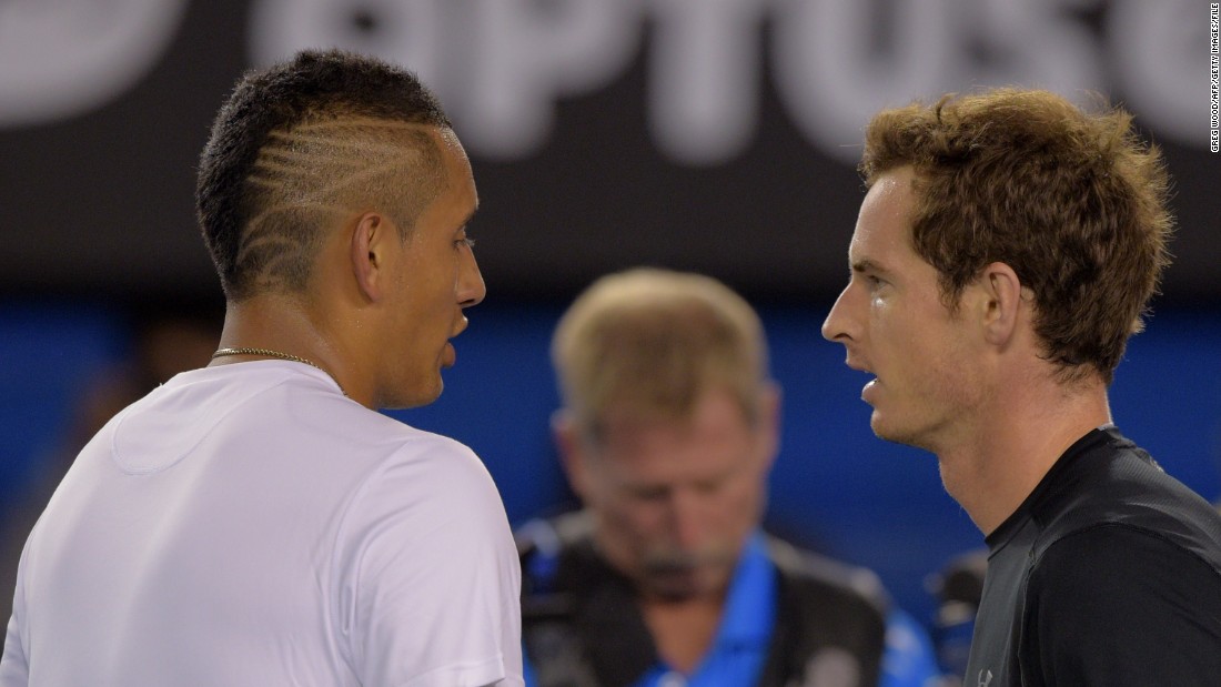 Australia&#39;s rising star Nick Kyrgios likes to keep his hair short too -- with a snazzy twist.