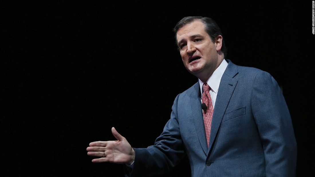 Cruz speaks during the 2013 NRA Annual Meeting and Exhibits at the George R. Brown Convention Center on May 3, 2013, in Houston, Texas.