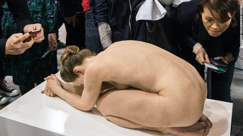 Art Basel Hong Kong's eerily realistic nude sculpture | CNN Travel