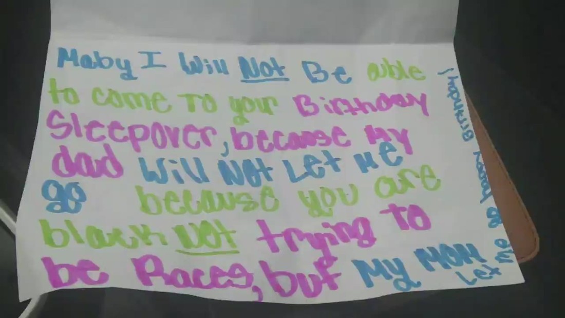 Racist Letter Keeps Girl From Birthday Party Cnn Video 