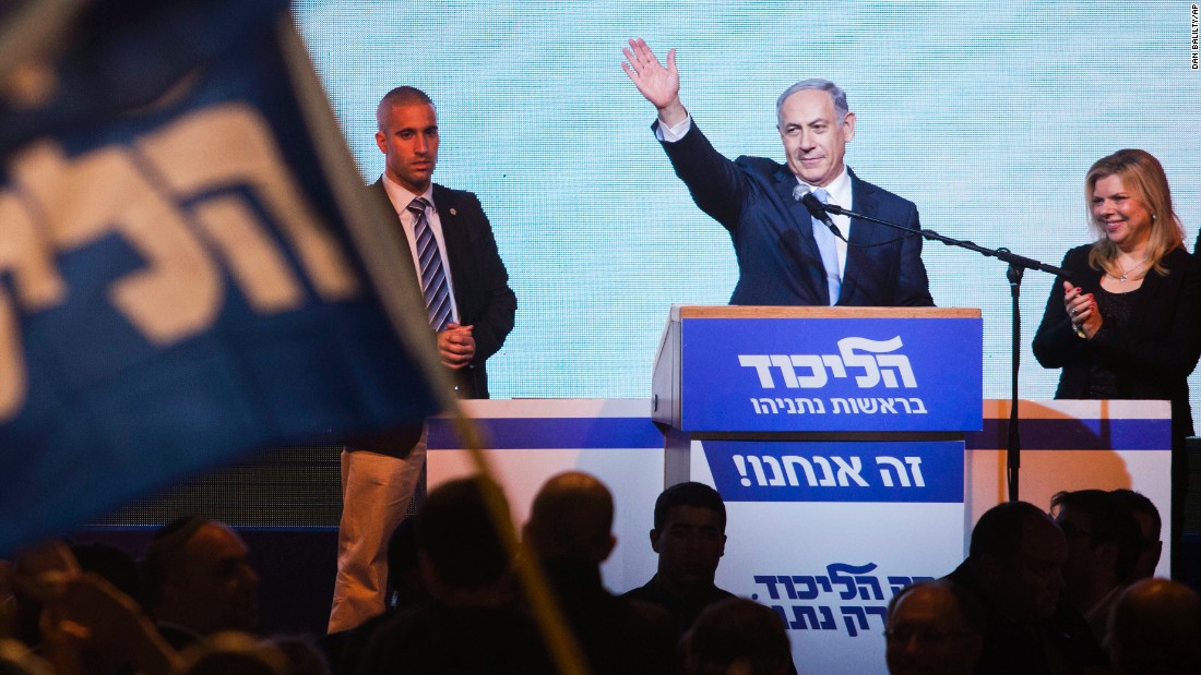 Image result for Benjamin Netanyahu election