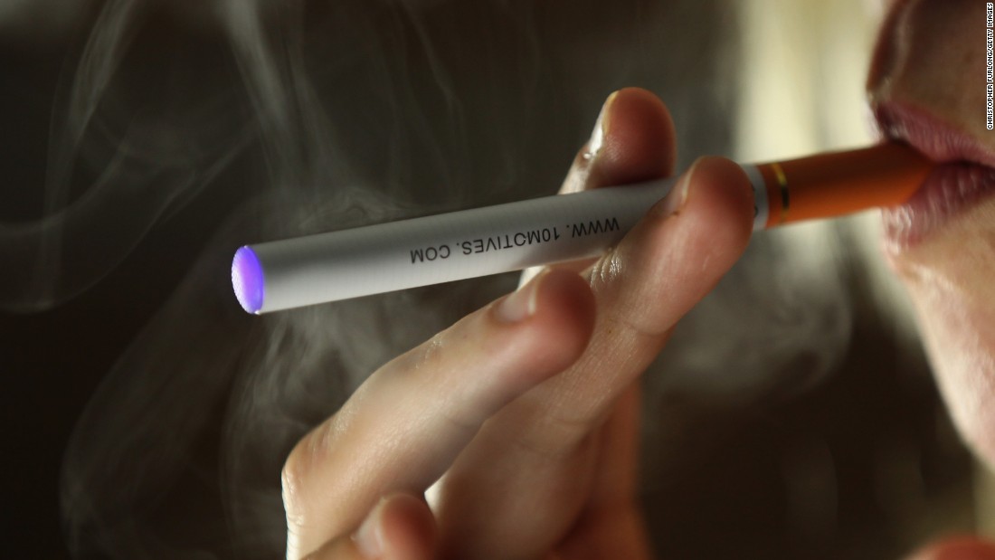 &quot;Cigalike&quot; e-cigarettes look like a traditional tobacco cigarette, with a light at the end that glows when the user draws on it. The battery-powered device heats &quot;e-liquid,&quot; containing nicotine, which is released in aerosol form. 