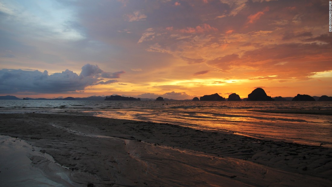 &quot;Phang Nga Bay is sprinkled with islands,&quot; wrote &lt;a href=&quot;http://ireport.cnn.com/docs/DOC-1221628&quot;&gt;iReporter Alex Golden&lt;/a&gt;. &quot;They are beautiful to explore during the day via longtail boat or admire from the mainland at sunset.&quot; Day trips into the bay in southern Thailand are available from Phuket.