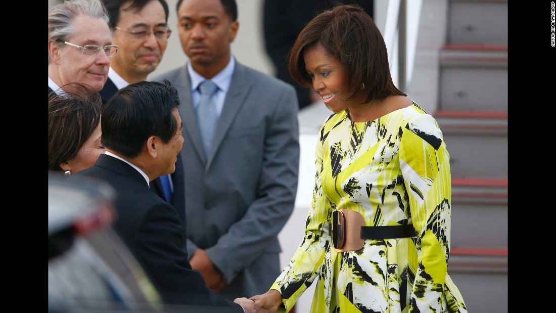 Michelle Obama visits Japan, Cambodia