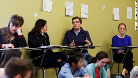 James Barringer, center, started Boys and Men for the ERA and is part of his school&#39;s feminism club. &quot;Everyone at some point has had a mother,&quot; he says. &quot;We would want her to have equal rights.&quot; 