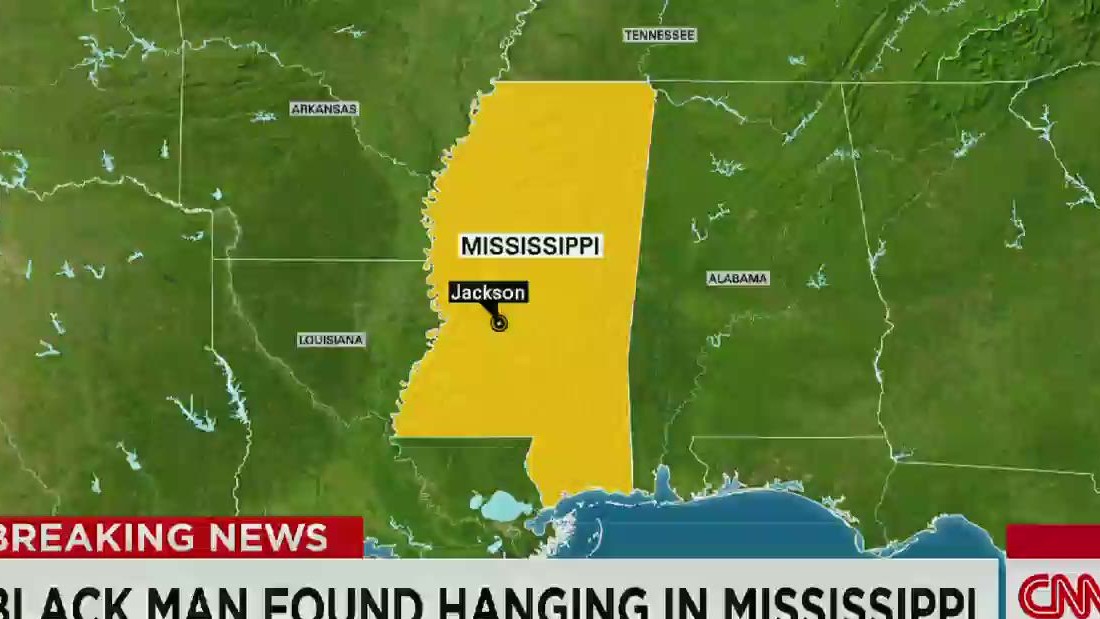 Black man found hanging from a tree in Mississippi CNN Video