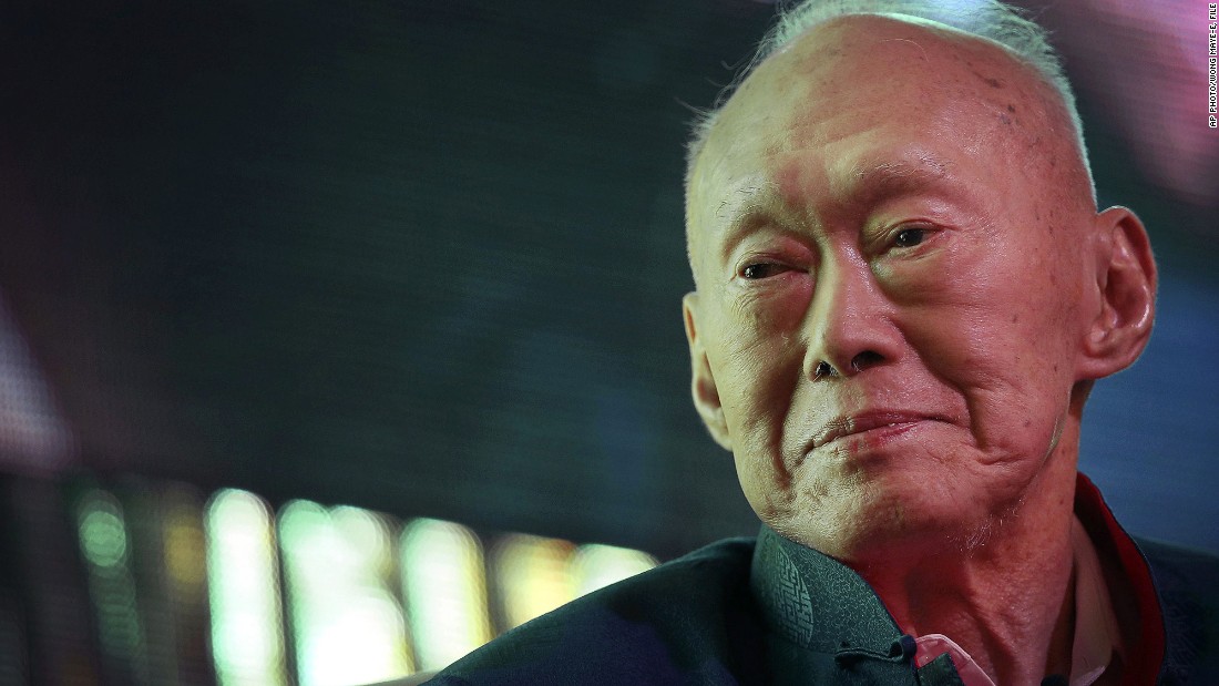 Singapore&#39;s founding father &lt;a href=&quot;http://edition.cnn.com/2015/03/22/asia/singapore-lee-kuan-yew-obit/index.html&quot;&gt;Lee Kuan Yew&lt;/a&gt; died on March 23, according to a statement released by the Prime Minister&#39;s office. He was 91. Lee, credited for transforming the colonial trading post into a prosperous financial center, was admitted to a hospital in February with severe pneumonia.