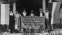 The feminist activists of the 1960s, &#39;70s and early &#39;80s weren&#39;t the first to push for an Equal Rights Amendment. Suffragist leader Alice Paul, second from right, fought hard to pass the 19th Amendment -- which earned women the right to vote in 1920. She drafted the first ERA and introduced it to Congress in 1923.