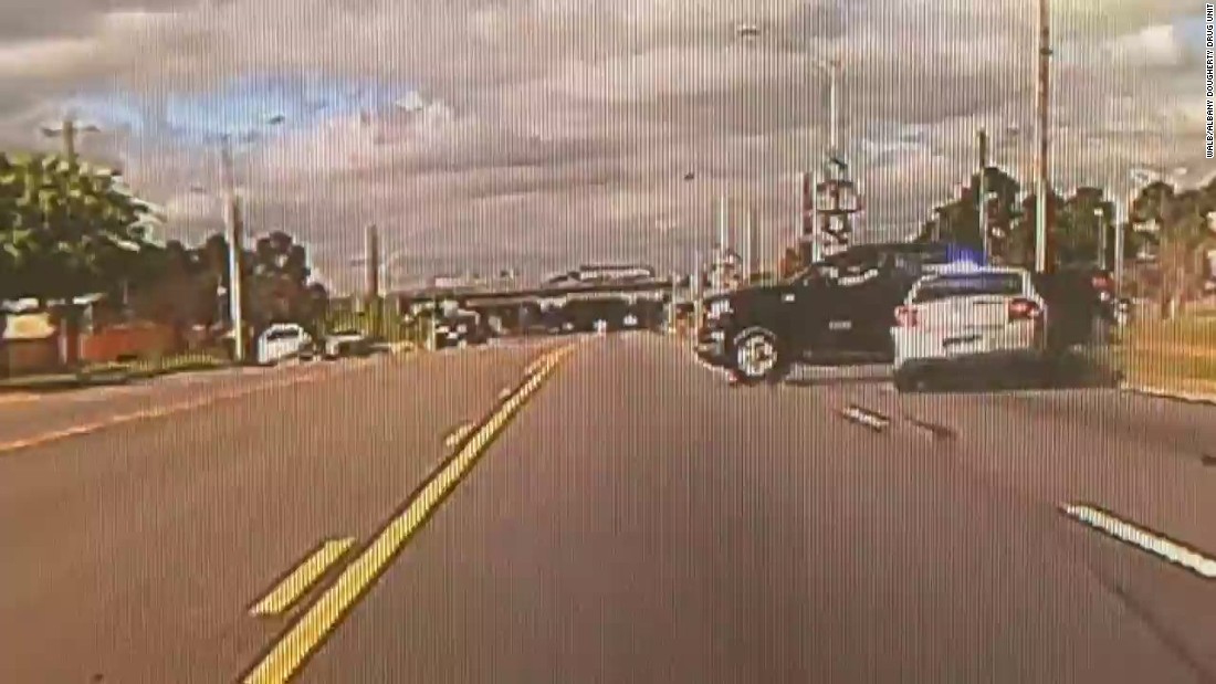 Dashcam Shows Officer's Close Call With Deer - CNN Video