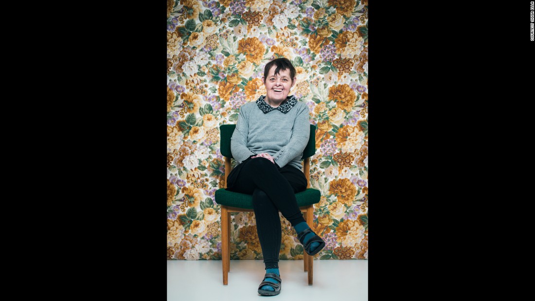 Bjork, age 55. &quot;We don&#39;t often see older people with Down syndrome, and individuals with Down syndrome are often portrayed as being the same,&quot; photographer Sigga Ella said. &quot;My goal was to show diverse personalities in a broad age range, to show that although they share the syndrome, they are all unique.&quot;