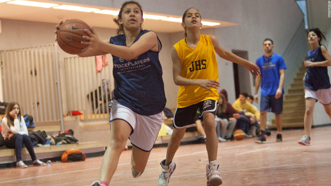 Over 50% of participants in the program are girls. Many of the Palestinian players have had to overcome cultural and political barriers to make it onto the basketball court.