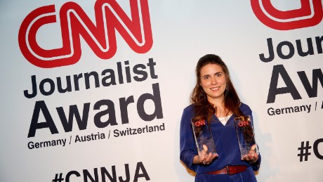 Stephanie Doetzer won the CNN Journalist of the Year Award 2015 for her compelling reports from Syria.