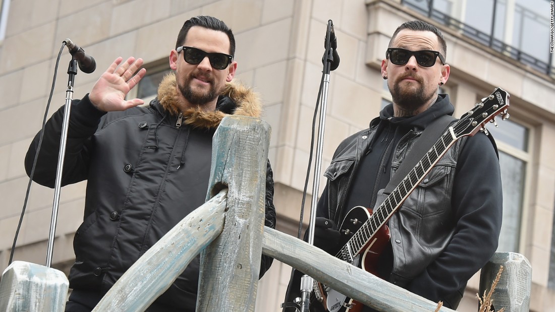 Twins Joel, left, and Benji Madden gained fame after forming the rock band Good Charlotte in the 1990s. Both brothers have appeared on &quot;The Voice&quot; as talent judges. 