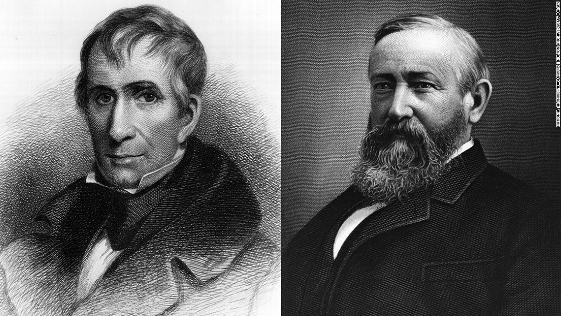 William Henry Harrison&#39;s tenure as the nation&#39;s ninth president didn&#39;t last long. But his grandson, Benjamin Harrison (right), did serve a full four-year term as the 23rd president, serving in the late 1800s.