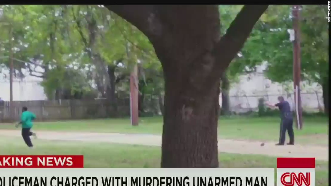 South Carolina Cop Charged With Murdering Unarmed Man Cnn Video