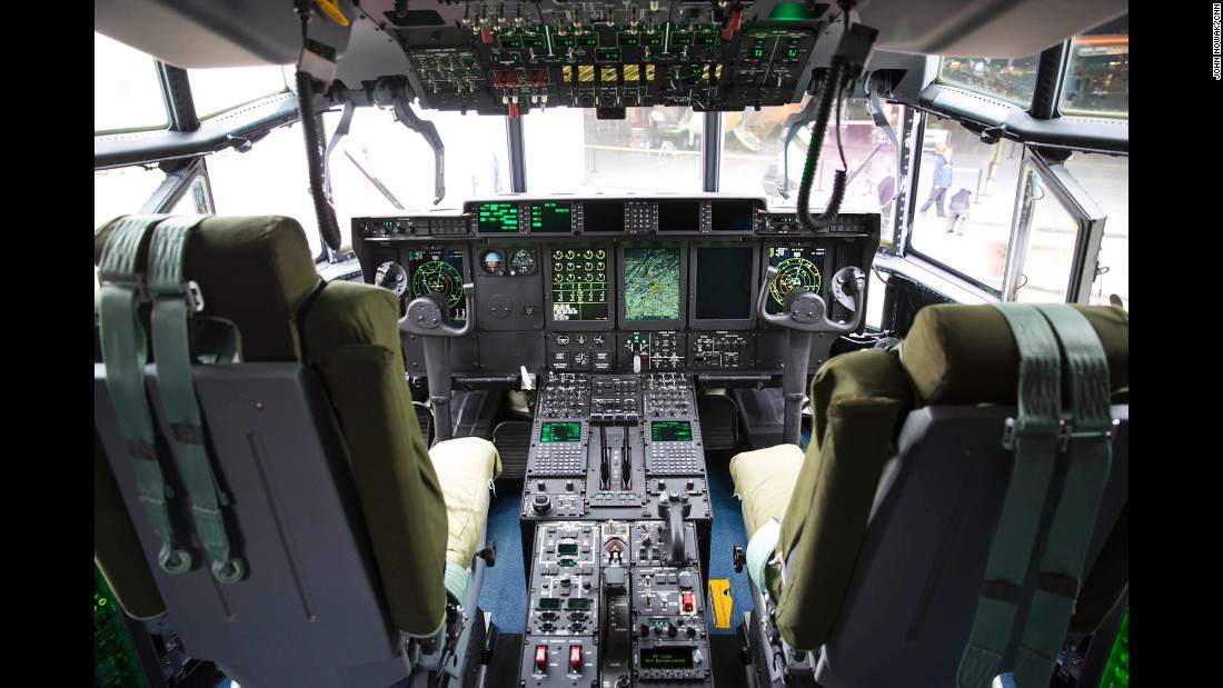 The new MC-130J cockpit includes updated digital displays offering pilots easy access to information about speed, altitude, location, weather and other key data. 