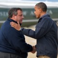 Christie- 2012 Hurricane Sandy Obama