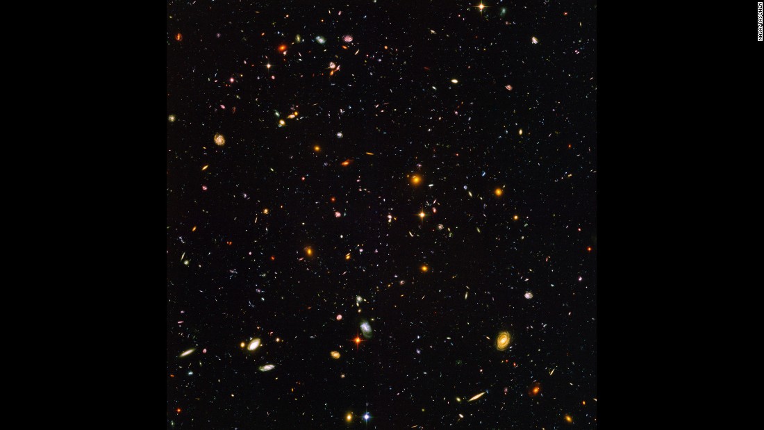 In 2004, astronomers unveiled the deepest portrait of the visible universe ever taken to date. Called the Hubble Ultra-Deep Field, the million-second-long exposure shows the first galaxies to emerge shortly after the Big Bang. The image shows an estimated 10,000 galaxies. In 2012, astronomers assembled an upgraded image called the Hubble eXtreme Deep Field. It combined 10 years of Hubble Space Telescope photographs taken of a patch of sky at the center of the original Hubble Ultra-Deep Field. The new image contains about 5,500 galaxies.