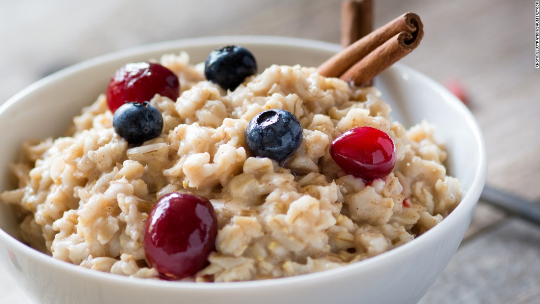 Craving carbohydrates when you&#39;re stressed? Reach for oatmeal rather than a doughnut. It can help your brain produce serotonin without adding a spike to your blood sugar.