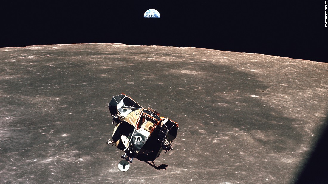 The Eagle lunar module of Apollo 11 ascends from the surface of Earth&#39;s moon in 1969. The &lt;a href=&quot;http://www.space.com/27388-nasa-moon-mining-missions-water.html&quot; target=&quot;_blank&quot;&gt;presence of water on the moon&lt;/a&gt; has been confirmed by scientists.  