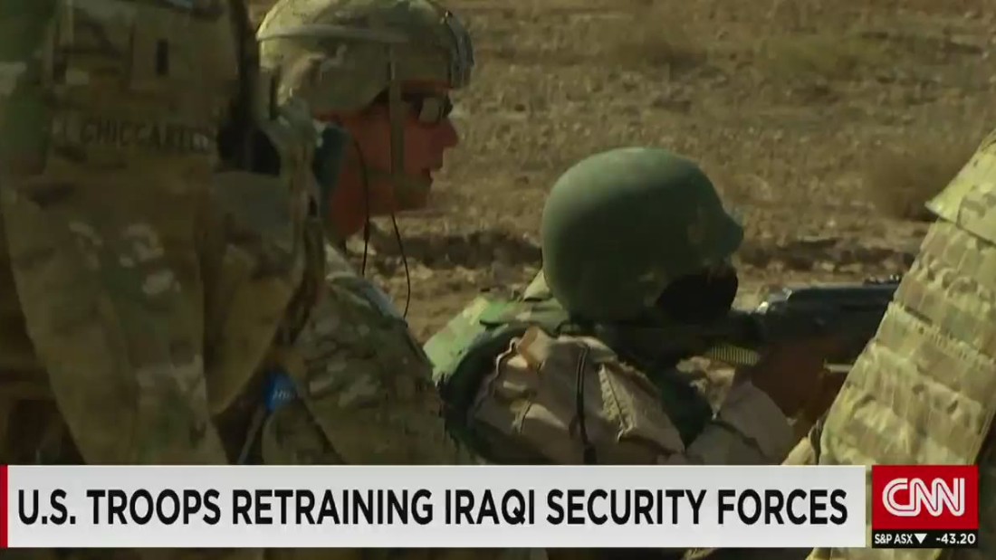 Us Troops Retraining Iraqi Security Forces Cnn Video 6818