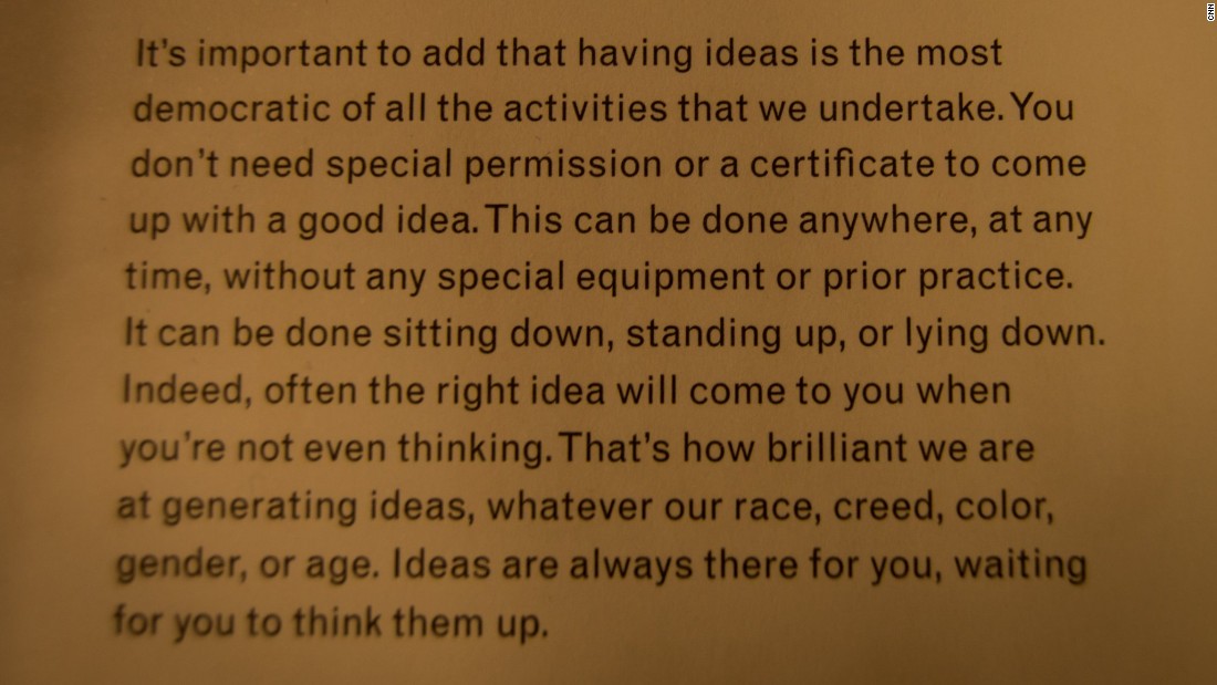 While reading this paragraph on being ready to seize ideas, see if you can count the number of words. Answer on the last slide. 
