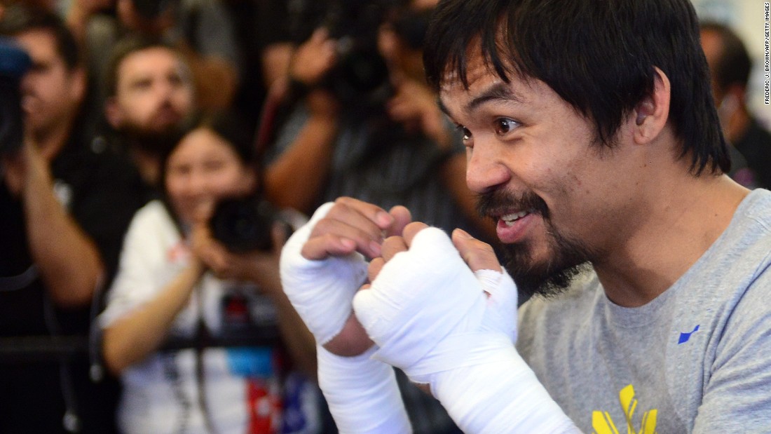 &quot;My entire career defines my legacy. Everything I have done in boxing,&quot; Pacquiao said. &quot;I have had some great, great accomplishments and achievements in my career.&quot; The bout is set for May 2 and is expected to fetch over $300 million.