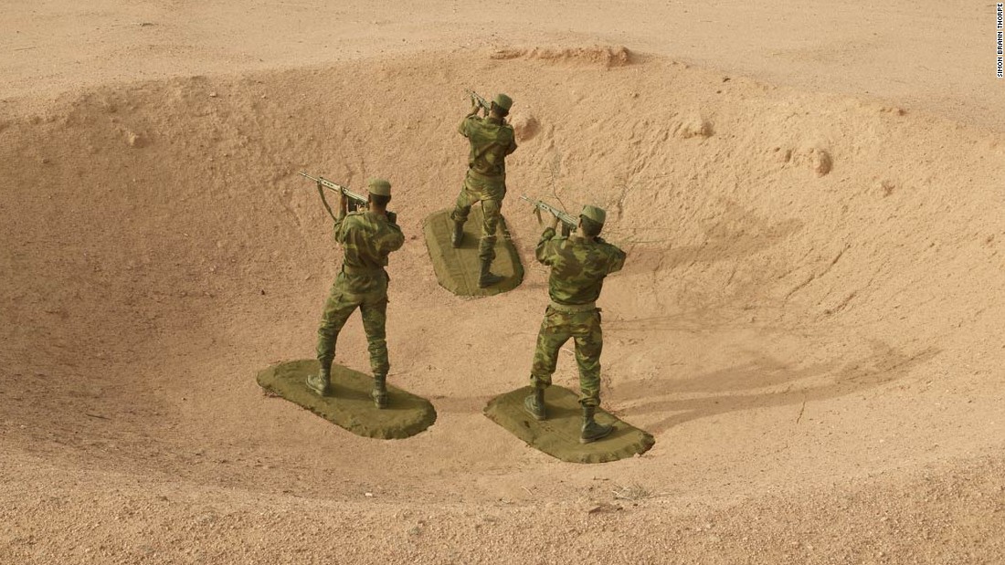 toy soldiers exercise