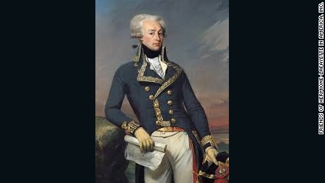 The Marquis de Lafayette fought as a general in George Washington&#39;s army.