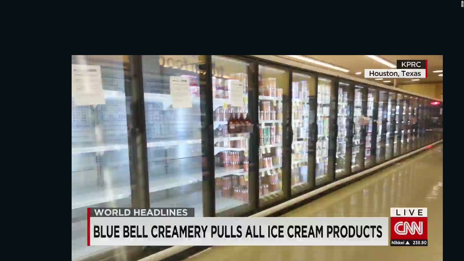 Blue Bell Agrees To 19 Million Fine Over Ice Cream Linked To 2015 Listeria Outbreak Cnn 5378