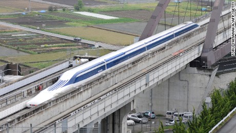 Japan's maglev train sets world record: 603 kph - CNN