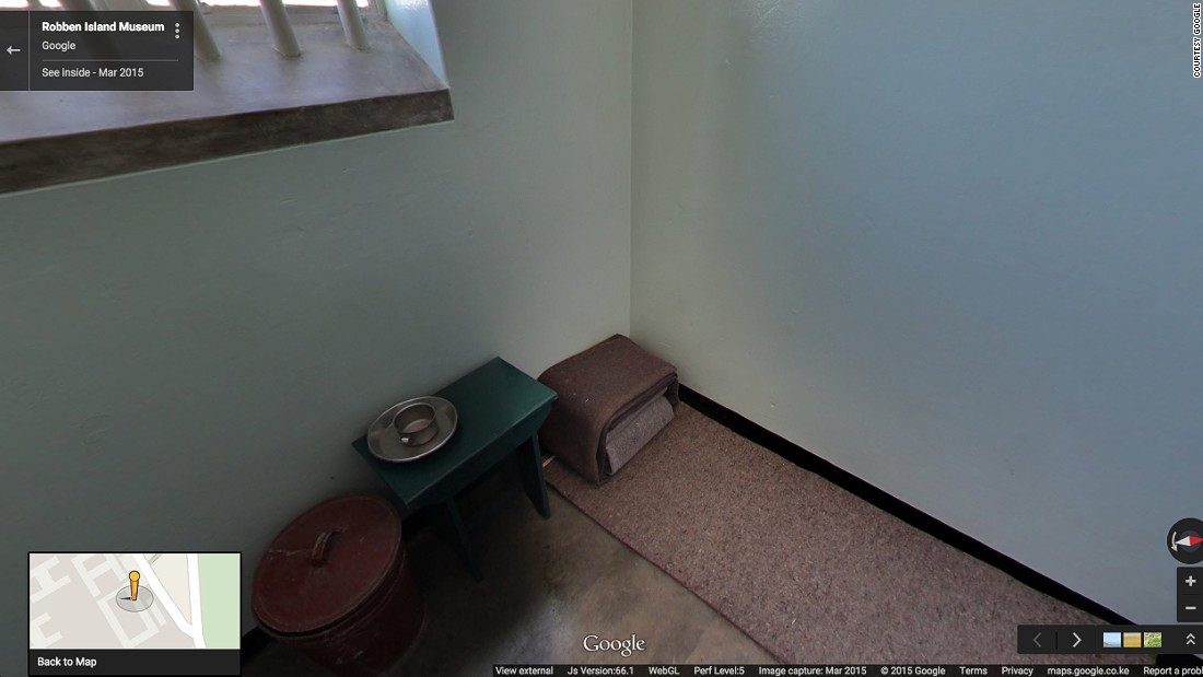 Former political prisoner and Robben Island tour guide Vusumsi Mcongo provides video annotation of the tour. Mandela&#39;s cell (pictured) measured 2-by 2 meters (6.5-by 6.5 feet). As Mandela was 6-foot tall, it was a tight squeeze. 