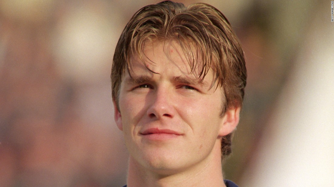 Beckham won his first international cap in 1996 at the age of 21, in a World Cup qualifying match against Moldova.