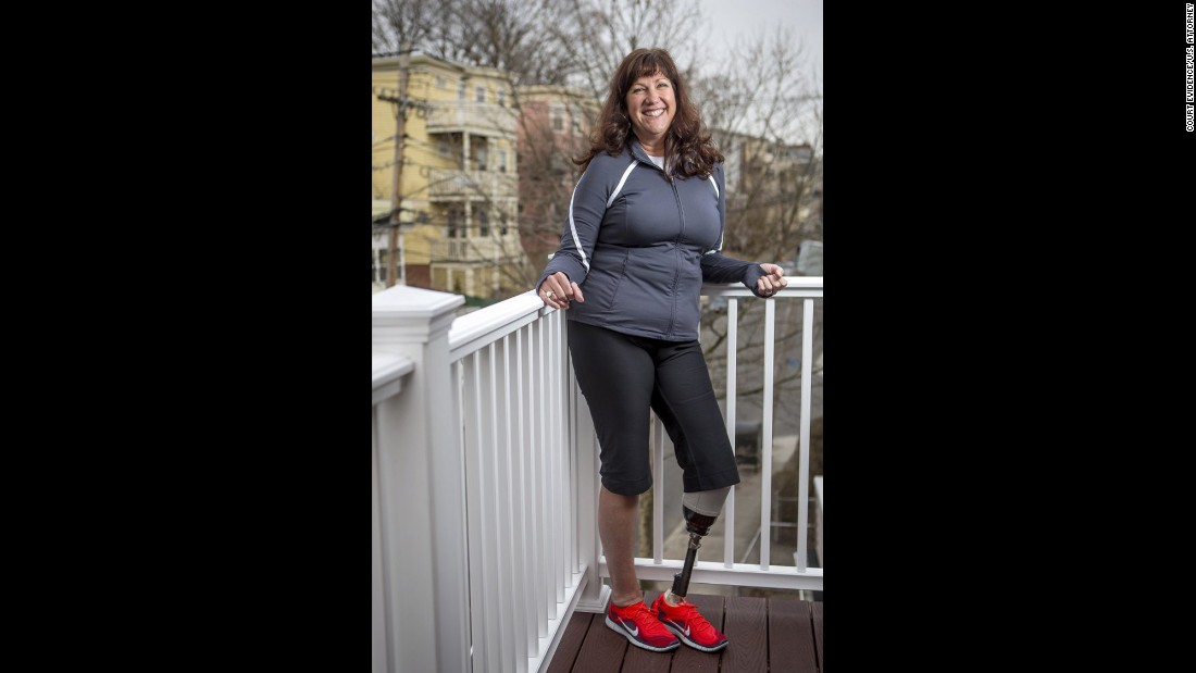 &lt;strong&gt;Karen Rand McWatters &lt;/strong&gt;lost a leg -- and one of her best friends. She and Krystle Campbell spent the day laughing and posting selfies on Facebook before heading to the finish line. She was knocked to the ground by the first blast, and heard the second before she could understand what was happening. Her foot was turned in the wrong direction, but she dragged herself toward Campbell. She couldn&#39;t see how badly hurt her friend was. &quot;I got close to her head, and we put our faces together. She very slowly said her legs hurt, and we held hands and very shortly after her hand went limp and we never spoke again.&quot;
