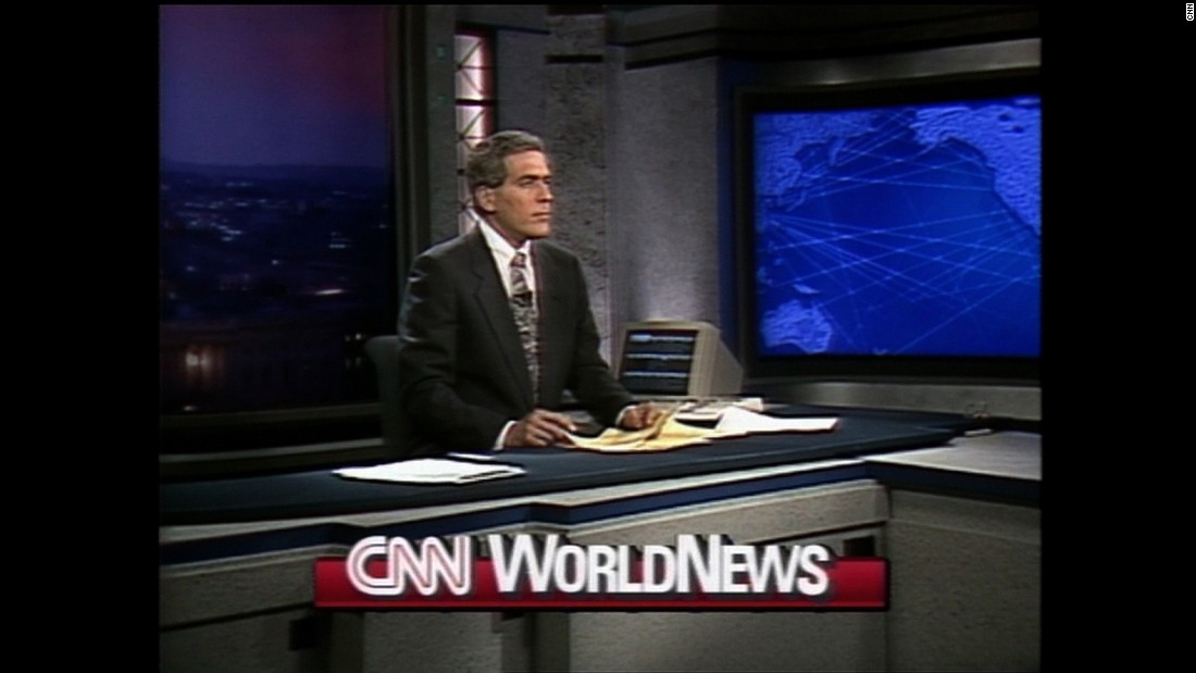 Ralph Begleiter hosts &quot;CNN World News&quot; in 1991. In a 1991 article, The New York Times described CNN&#39;s &quot;revolutionary&quot; anchor style. &quot;(T)he folks at CNN look like real people -- untrammeled by the pressing agendas of management consultants, image consultants, personal shoppers and the like,&quot; &lt;a href=&quot;http://www.nytimes.com/1991/04/28/magazine/beauty-weighing-anchors.html&quot; target=&quot;_blank&quot;&gt;the article said.&lt;/a&gt;