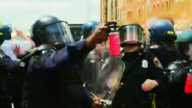 Cnn Reporter Pepper Sprayed During Protest Cnn Video