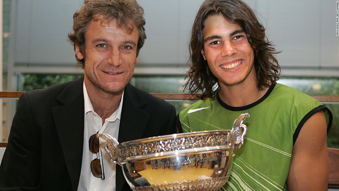 Teenage champions have become a rarity in recent years as players have become more focused on every aspect of the sport including food and conditioning. The last teenager to win a major was Rafael Nadal at the 2005 French Open when he was 19 years old. Here he is holding the winner&#39;s trophy that year alongside former Roland Garros champion Mats Wilander.
