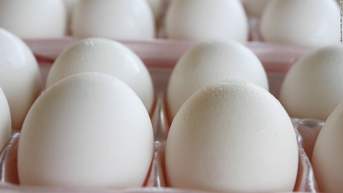 Allergic reactions include hives, rashes, itching, vomiting and swelling, according to the Food and Drug Administration. Eggs (pictured) along with peanuts and milk are among the three most common allergens.