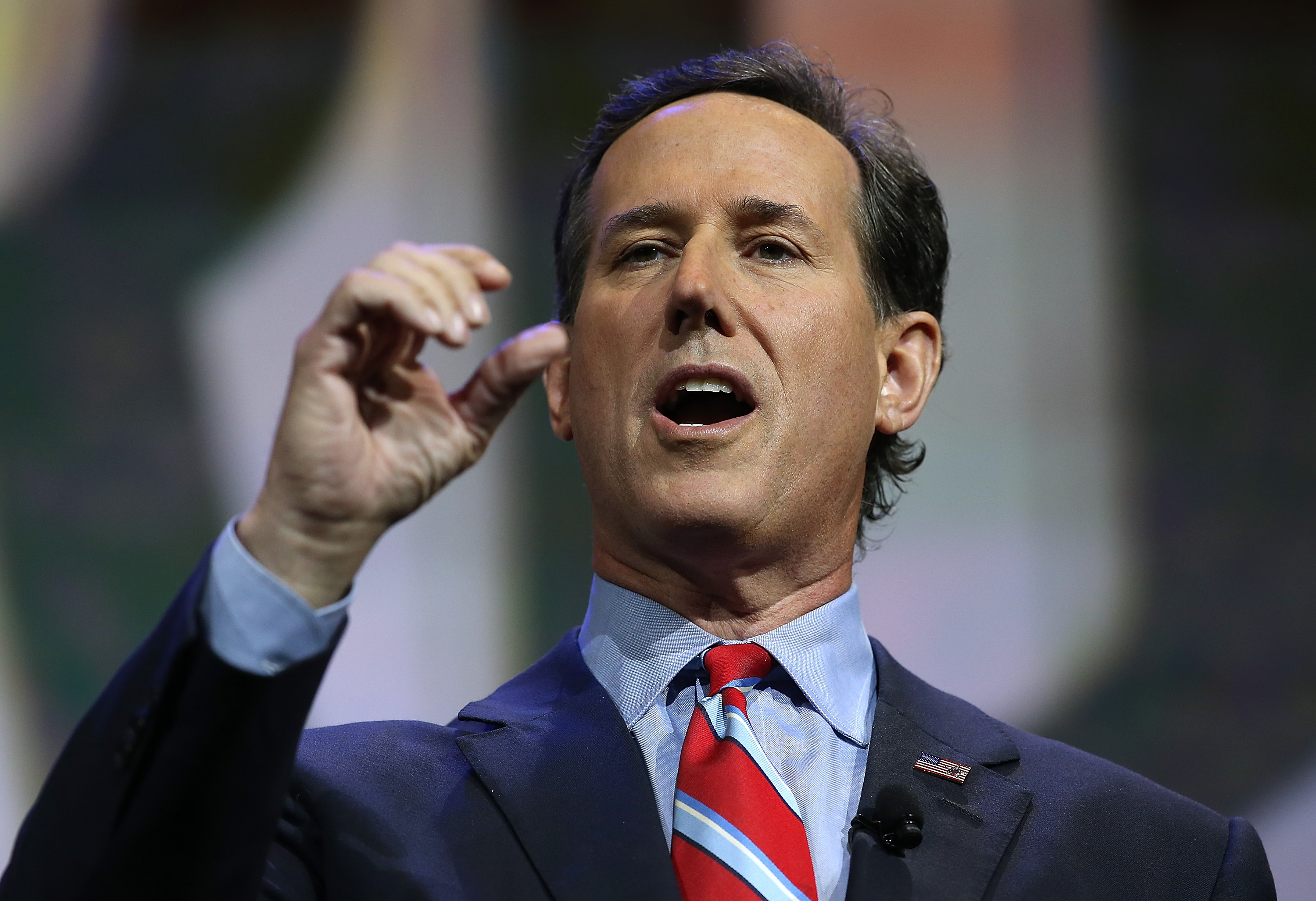 The president announced the. Santorum. Santorum Floothy. This is the President.