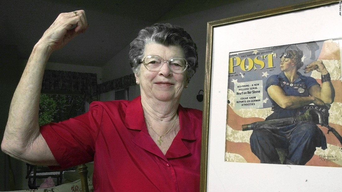 &lt;a href=&quot;http://www.cnn.com/2015/04/23/living/rosie-the-riveter-dies/index.html&quot; target=&quot;_blank&quot;&gt;Mary Doyle Keefe&lt;/a&gt;, the model for Norman Rockwell&#39;s &quot;Rosie the Riveter,&quot; died at her home in Simsbury, Connecticut, on April 21. She was 92. 