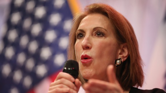 Fiorina speaks to guests gathered at the Point of Grace Church for the Iowa Faith and Freedom Coalition 2015 Spring Kickoff on April 25, 2015, in Waukee, Iowa.